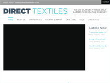 Tablet Screenshot of directtextilesltd.co.uk